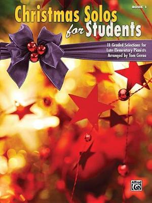 Book cover for Christmas Solos for Students, Book 1