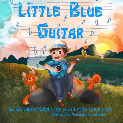 Book cover for Little Blue Guitar