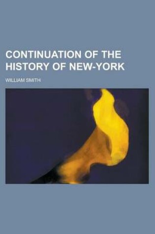 Cover of Continuation of the History of New-York