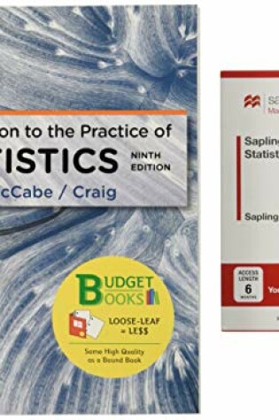 Cover of Loose-Leaf Version for the Introduction to the Practice of Statistics & Sapling Homework-Only for Statistics (Six-Month Access)