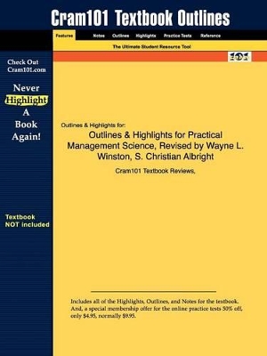 Book cover for Studyguide for Practical Management Science, Revised by Winston, Wayne L., ISBN 9780324662504