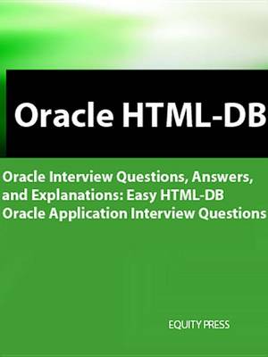 Book cover for Easy Oracle HTML-DB Interview Questions