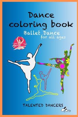 Book cover for Dance coloring book