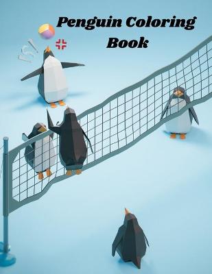 Book cover for Penguin Coloring Book