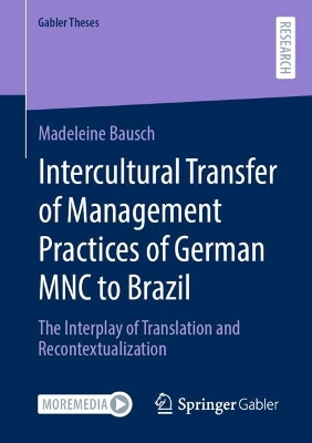 Cover of Intercultural Transfer of Management Practices of German MNC to Brazil