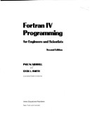 Book cover for Fortran IV for Engineers and Scientists