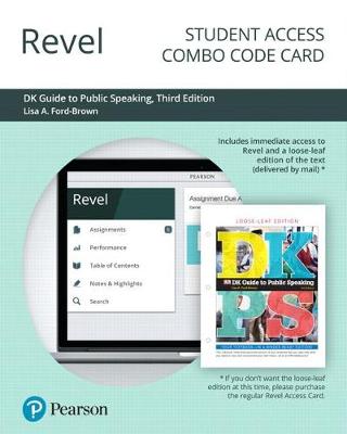 Book cover for Revel for DK Guide to Public Speaking -- Combo Access Card