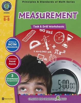 Cover of Measurement: Task & Drill Sheets, Grades 6-8