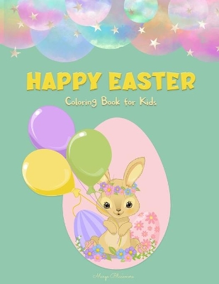 Book cover for HAPPY EASTER Coloring Book for Kids