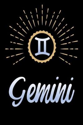 Book cover for Gemini Star Sign Notebook