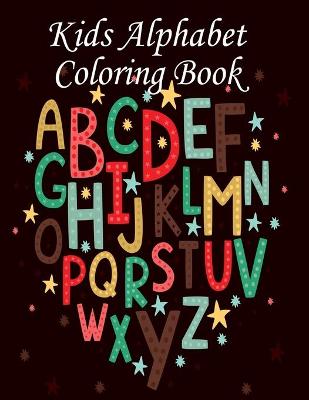 Book cover for Kids Alphabet Coloring Book