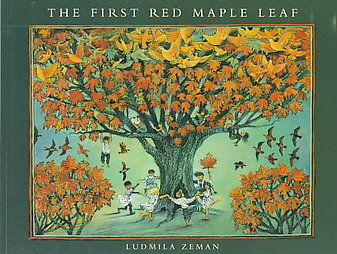 Book cover for First Red Maple Leaf