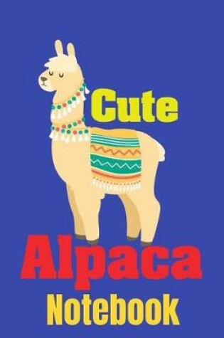 Cover of Cute Alpaca Notebook