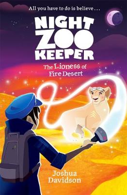 Book cover for Night Zookeeper: The Lioness of Fire Desert