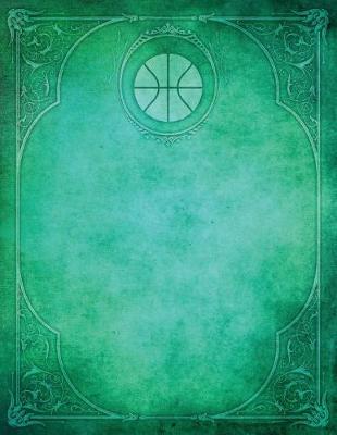 Book cover for Monogram Basketball Blank Sketchbook