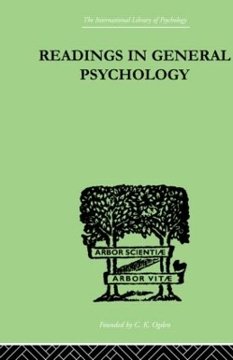 Book cover for Readings In General Psychology