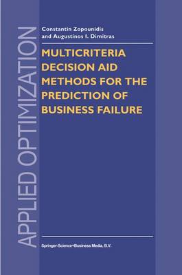 Book cover for Multicriteria Decision Aid Methods for the Prediction of Business Failure