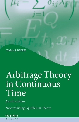 Book cover for Arbitrage Theory in Continuous Time