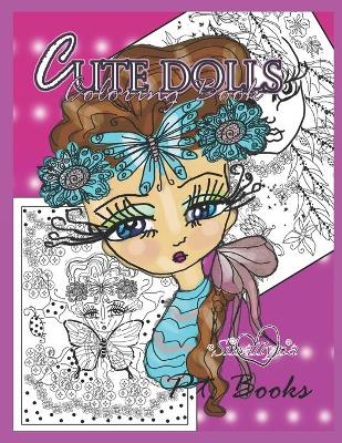 Book cover for Cute Dolls Coloring Book