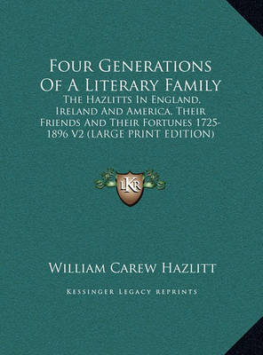 Book cover for Four Generations of a Literary Family