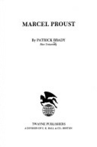 Cover of Marcel Proust