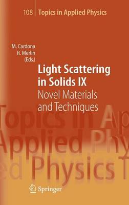 Cover of Light Scattering in Solids IX: Novel Materials and Techniques