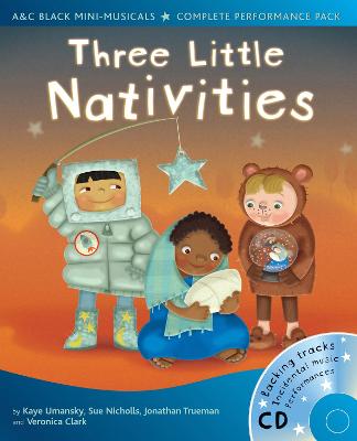 Book cover for Three Little Nativities