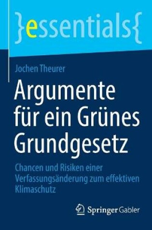 Cover of Argumente Fur Ein Grunes Grundgesetz