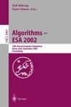 Book cover for Algorithms - ESA 2002