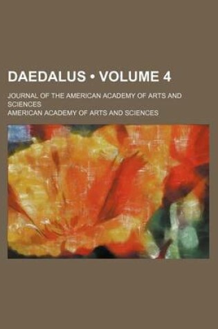 Cover of Daedalus (Volume 4); Journal of the American Academy of Arts and Sciences