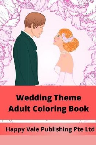 Cover of Wedding Theme Adult Coloring Book