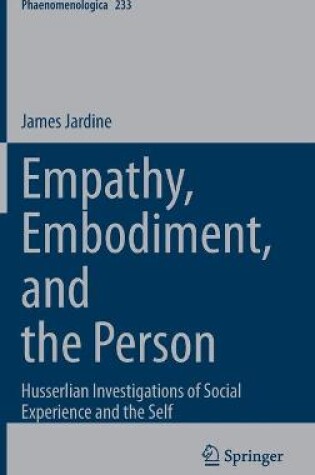 Cover of Empathy, Embodiment, and the Person