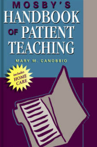 Cover of Mosby's Handbook of Patient Teaching