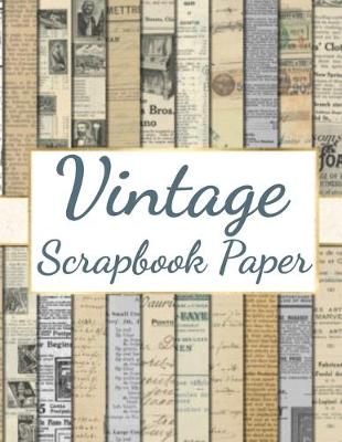 Book cover for Vintage Scrapbook Paper