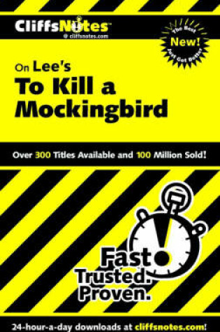 Cover of CliffsNotes on Lee's To Kill a Mockingbird