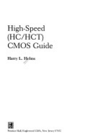 Cover of High Speed (HC/HCT) CMOS Manual