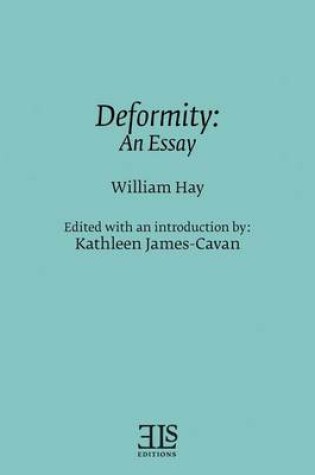 Cover of Deformity an Essay