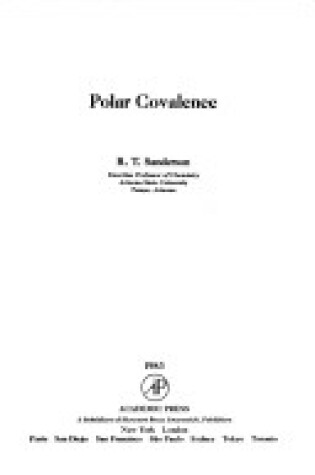 Cover of Polar Covalence