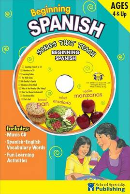 Book cover for Spanish Sing Along Activity Book with CD