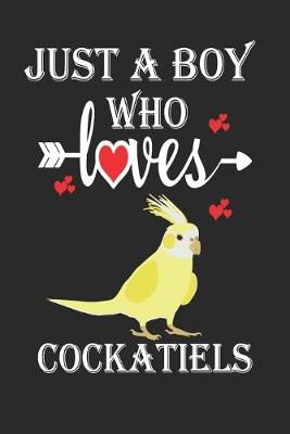 Book cover for Just a Boy Who Loves Cockatiels