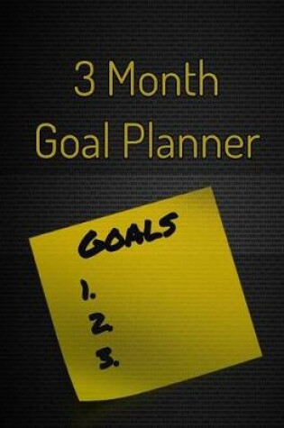 Cover of 3 Month Goal Planner