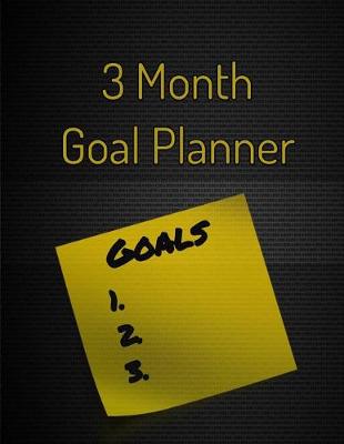 Book cover for 3 Month Goal Planner