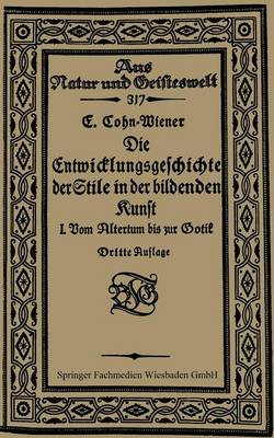 Book cover for Die Entwicklungsgeschichte Der Stile in Der Bildenden Kunst