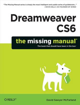 Book cover for Dreamweaver Cs6: The Missing Manual