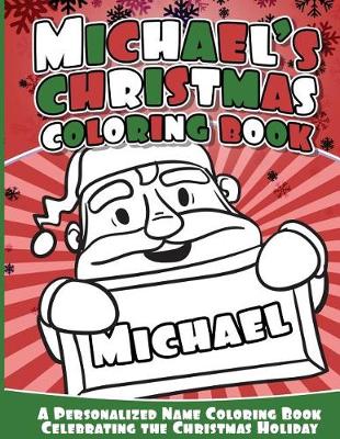 Book cover for Michael's Christmas Coloring Book