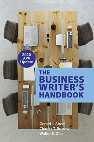 Cover of The Business Writer's Handbook with 2020 APA Update