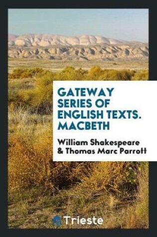 Cover of Gateway Series of English Texts. Macbeth