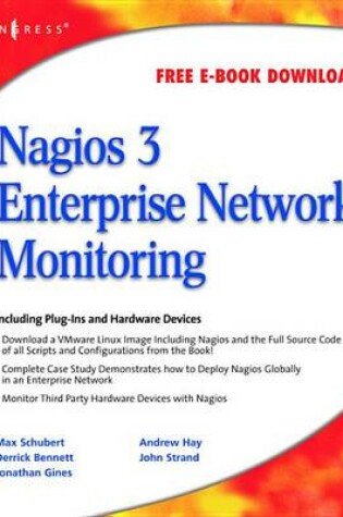 Cover of Nagios 3 Enterprise Network Monitoring