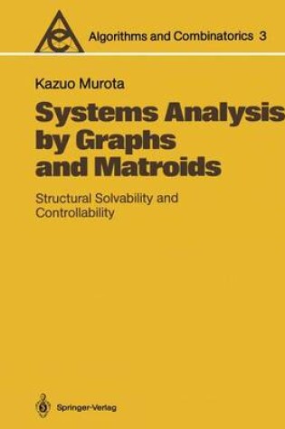 Cover of Systems Analysis by Graphs and Matroids