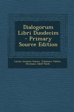 Cover of Dialogorum Libri Duodecim